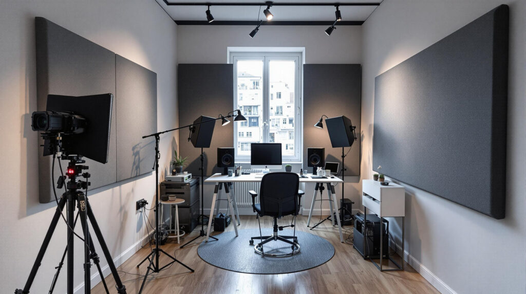Cómo transformar un espacio común en un estudio audiovisual funcional