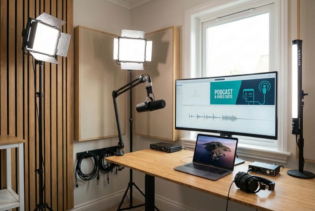 Cómo montar un estudio audiovisual propio evitando errores comunes