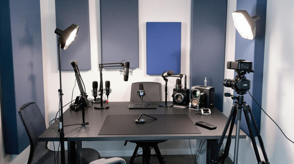 Podcast y vídeo: cómo diseñar un espacio que sirva para ambos formatos